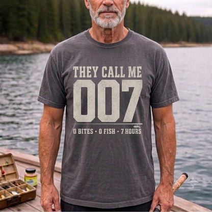 They Call Me 007 Funny Fishing T Shirt