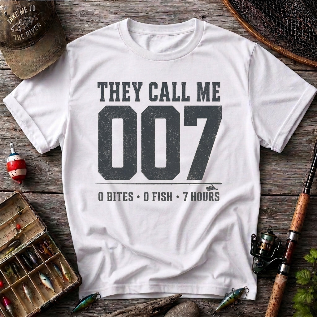 They Call Me 007 Funny Fishing T Shirt