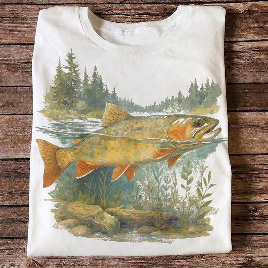 Stream Side Adventures Fishing T-Shirt