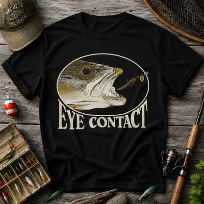 Eye Contact Funny Fishing Shirt