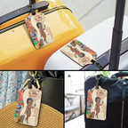 And So The Adventure Begins Travel Lover - Personalized Luggage Tag
