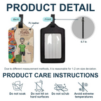 And So The Adventure Begins Travel Lover - Personalized Luggage Tag