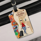 And So The Adventure Begins Travel Lover - Personalized Luggage Tag