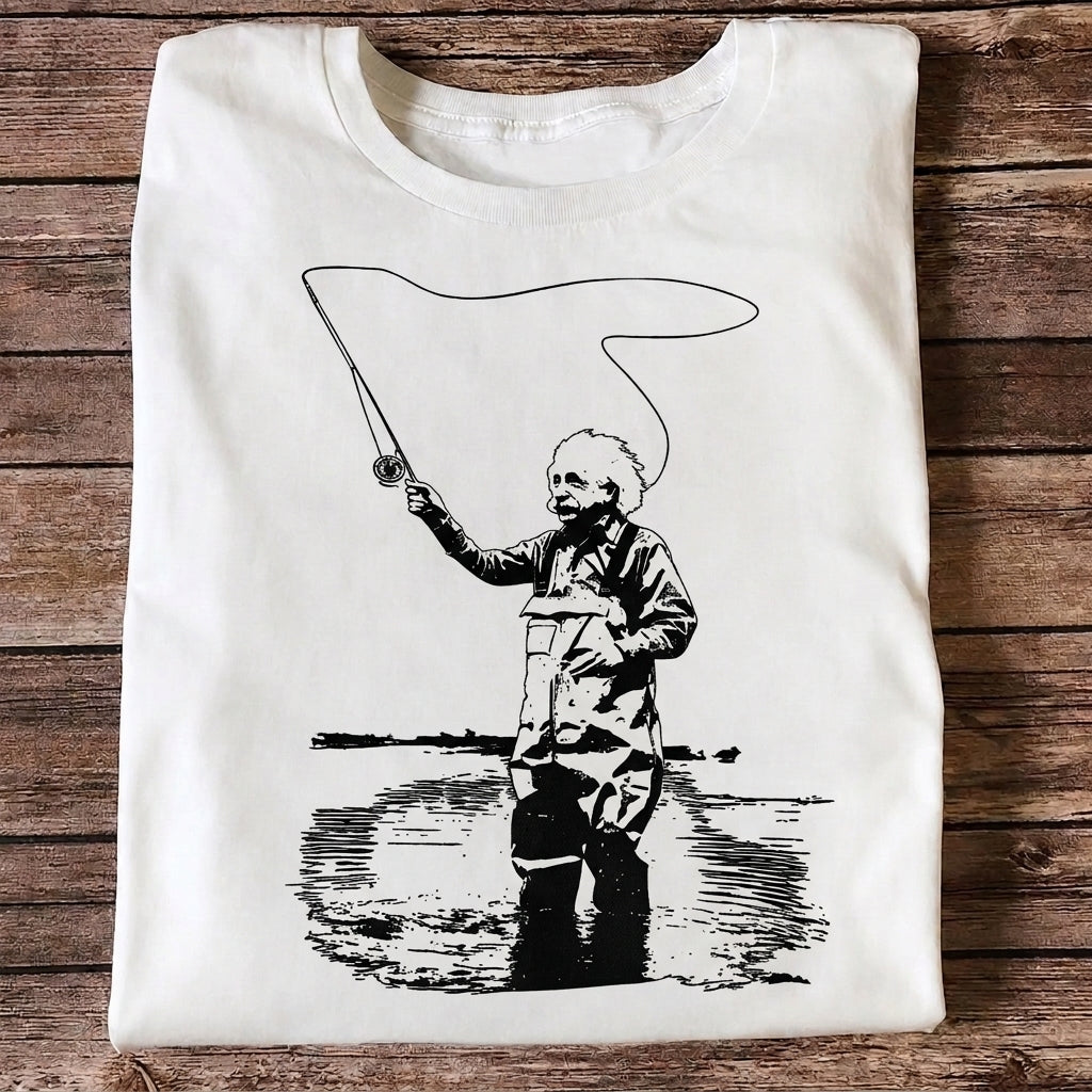 Einstein Fishing Funny Shirt