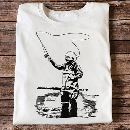 Einstein Fishing Funny Shirt