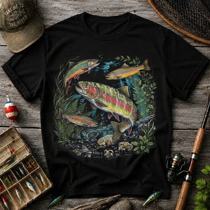 Vintage Trout Fishing T-Shirt