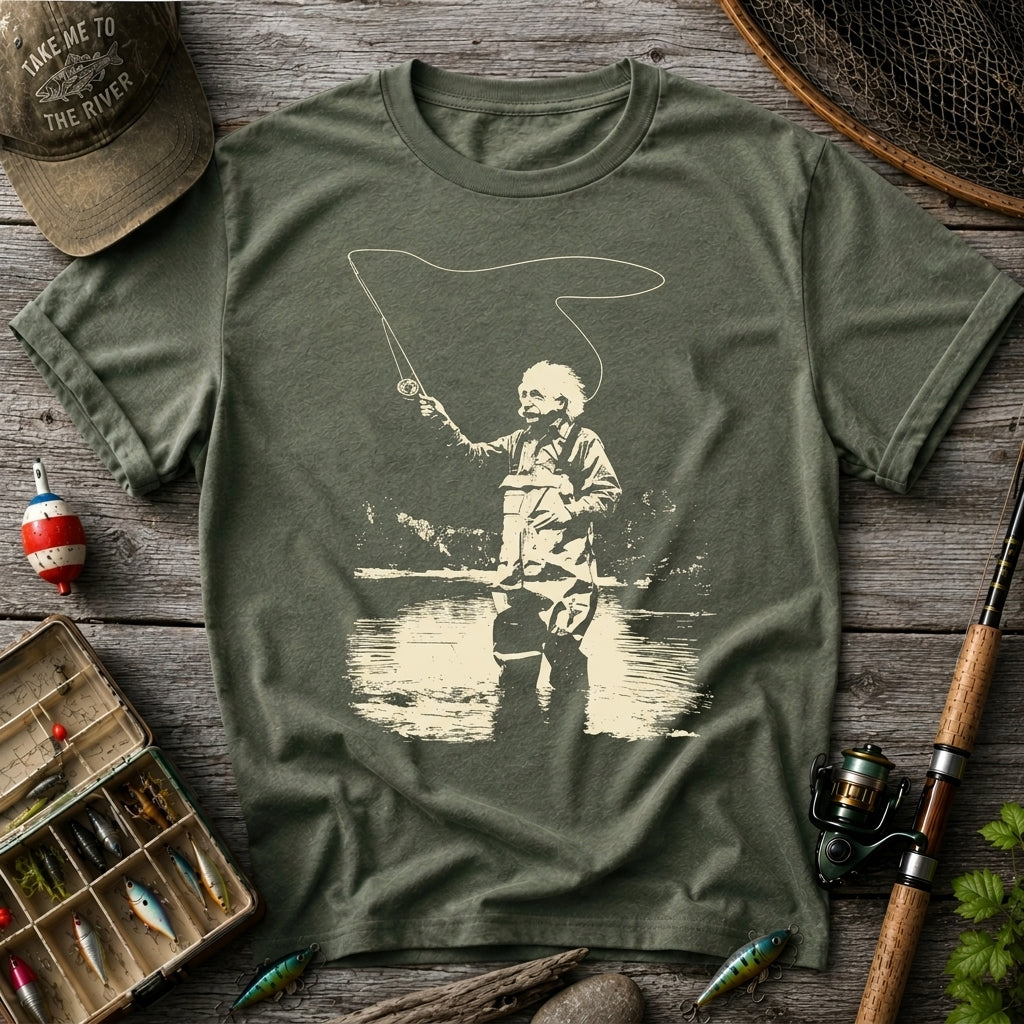 Einstein Fishing Funny Shirt