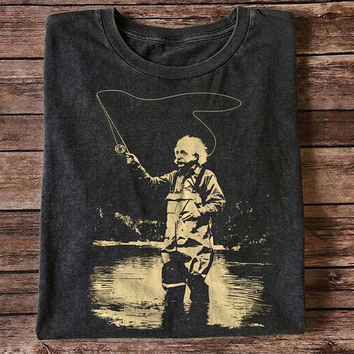 Einstein Fishing Funny Shirt
