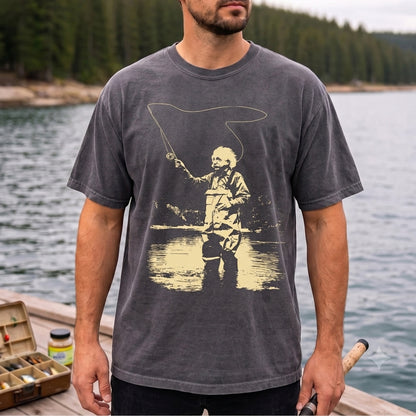 Einstein Fishing Funny Shirt