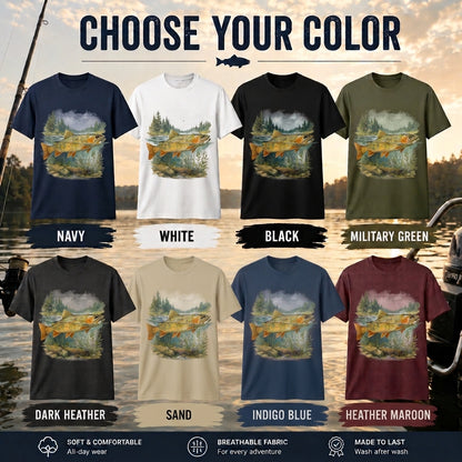Stream Side Adventures Fishing T-Shirt