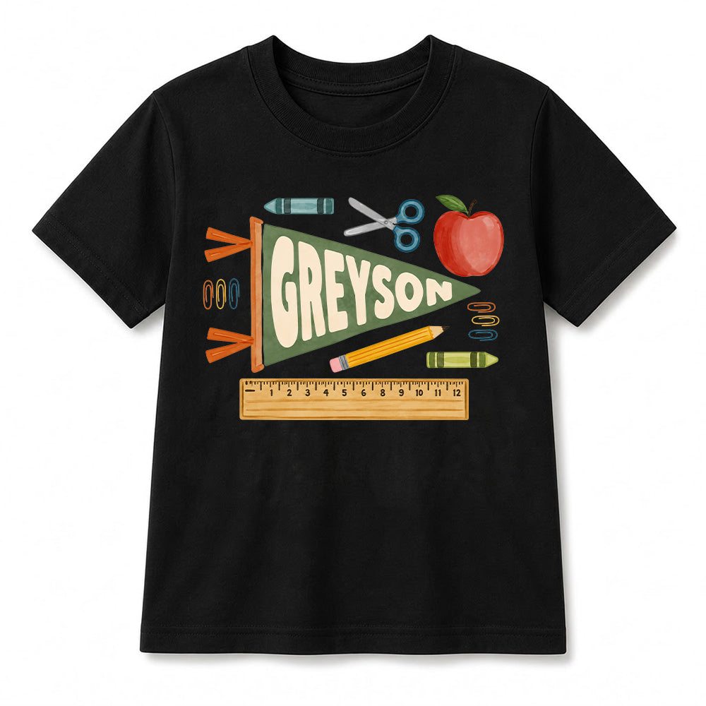 Personalized Back to School Shirt for Kids
