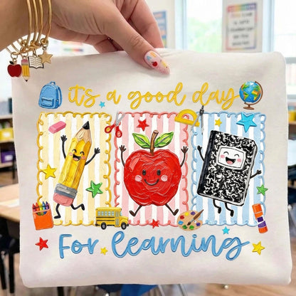 "It's A Good Day For Learning" Teacher Shirt - Cute Back to School Tee