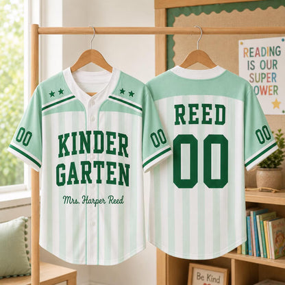 Personalized Teacher Baseball Jersey