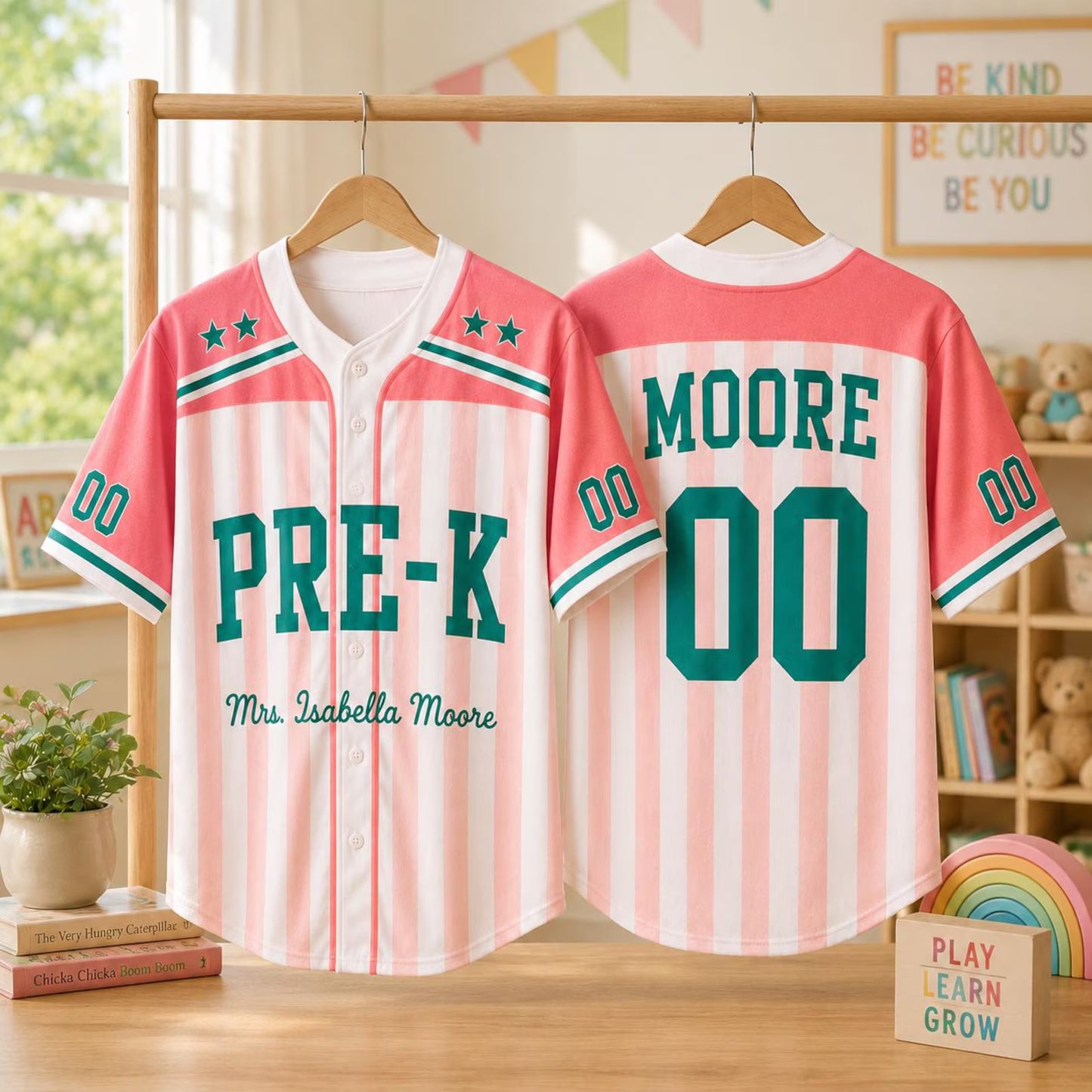 Personalized Teacher Baseball Jersey