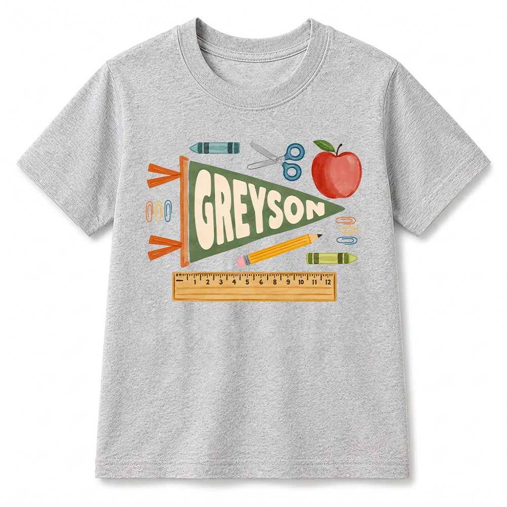 Personalized Back to School Shirt for Kids