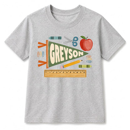 Personalized Back to School Shirt for Kids