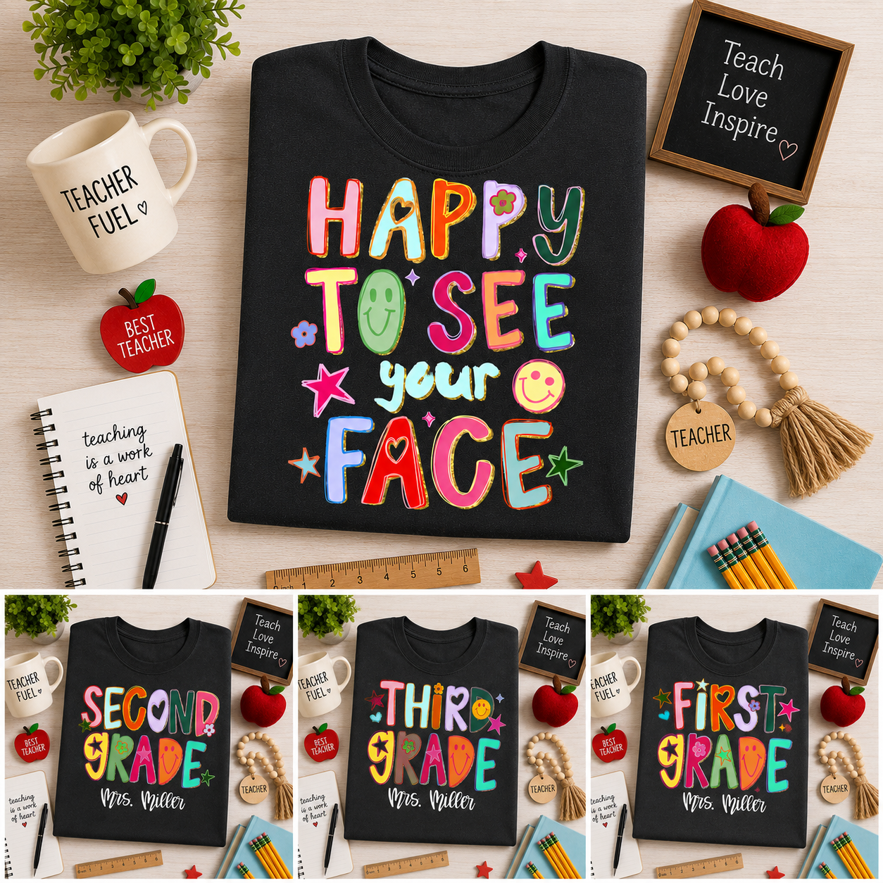 Back to School Grade T Shirt