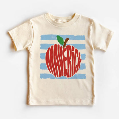Custom Apple Name Back to School Shirt