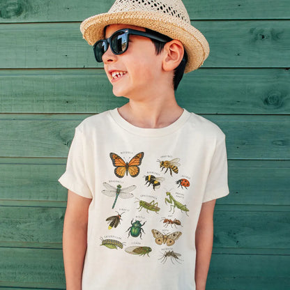 Kids Insects Bugs Shirt - Educational Entomology Field Guide