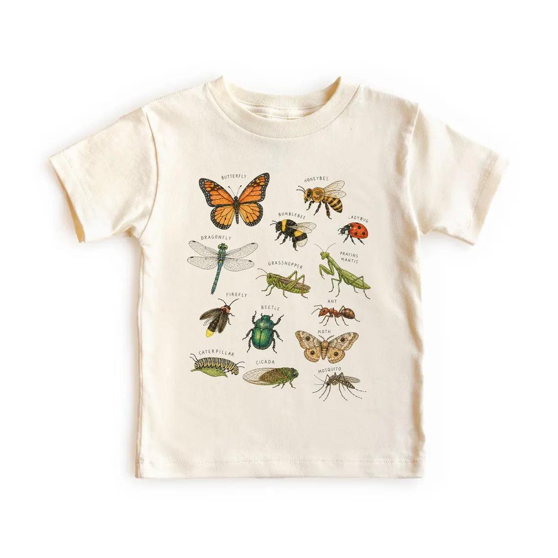 Kids Insects Bugs Shirt - Educational Entomology Field Guide