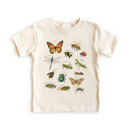 Kids Insects Bugs Shirt - Educational Entomology Field Guide