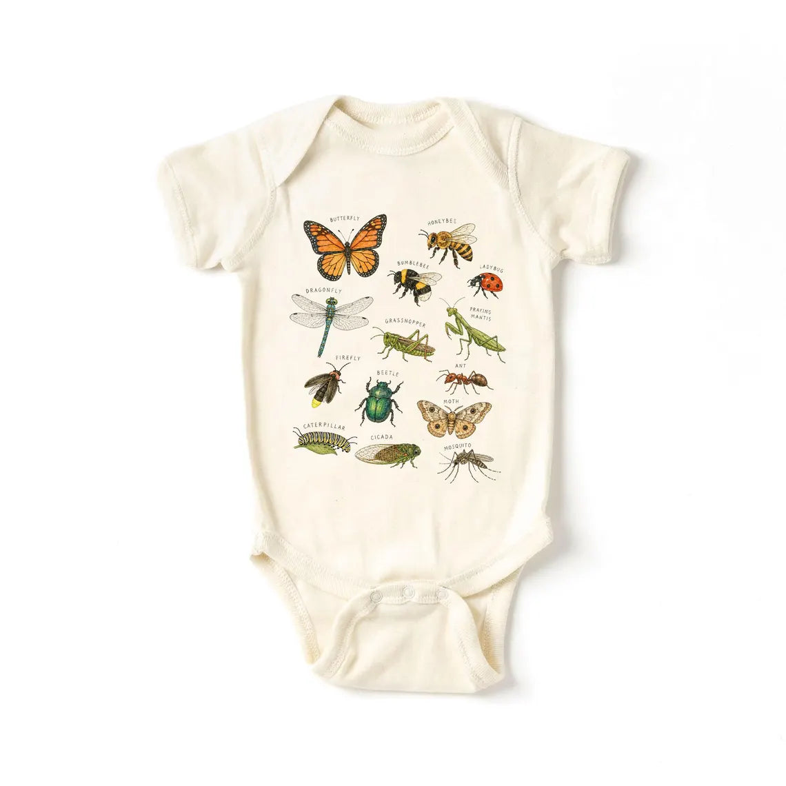 Kids Insects Bugs Shirt - Educational Entomology Field Guide