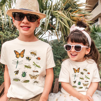 Kids Insects Bugs Shirt - Educational Entomology Field Guide
