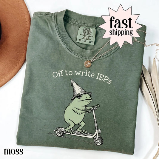 IEP Tee Frog Scooter Gift For SPED Inclusion Teacher Language