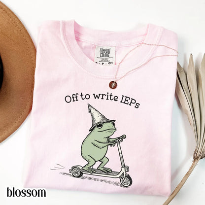 IEP Tee Frog Scooter Gift For SPED Inclusion Teacher Language