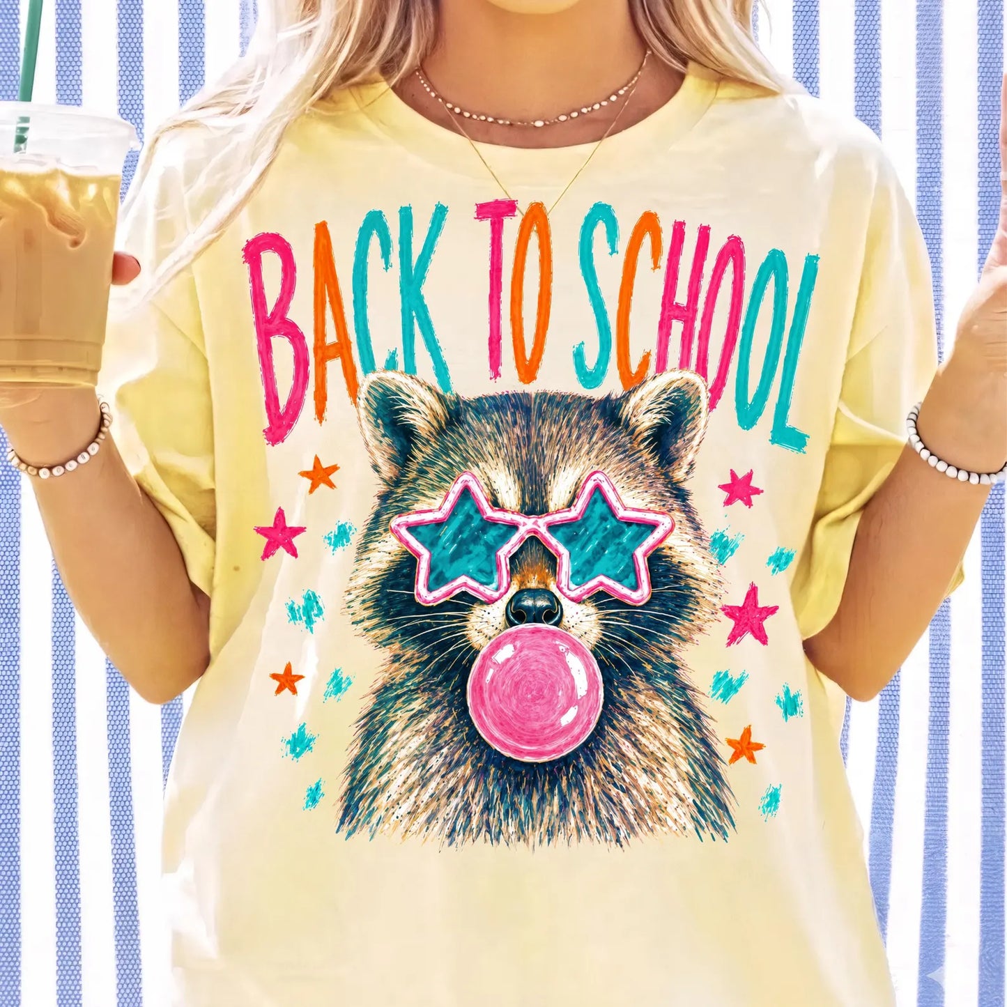 Back to School Raccoon T Shirt