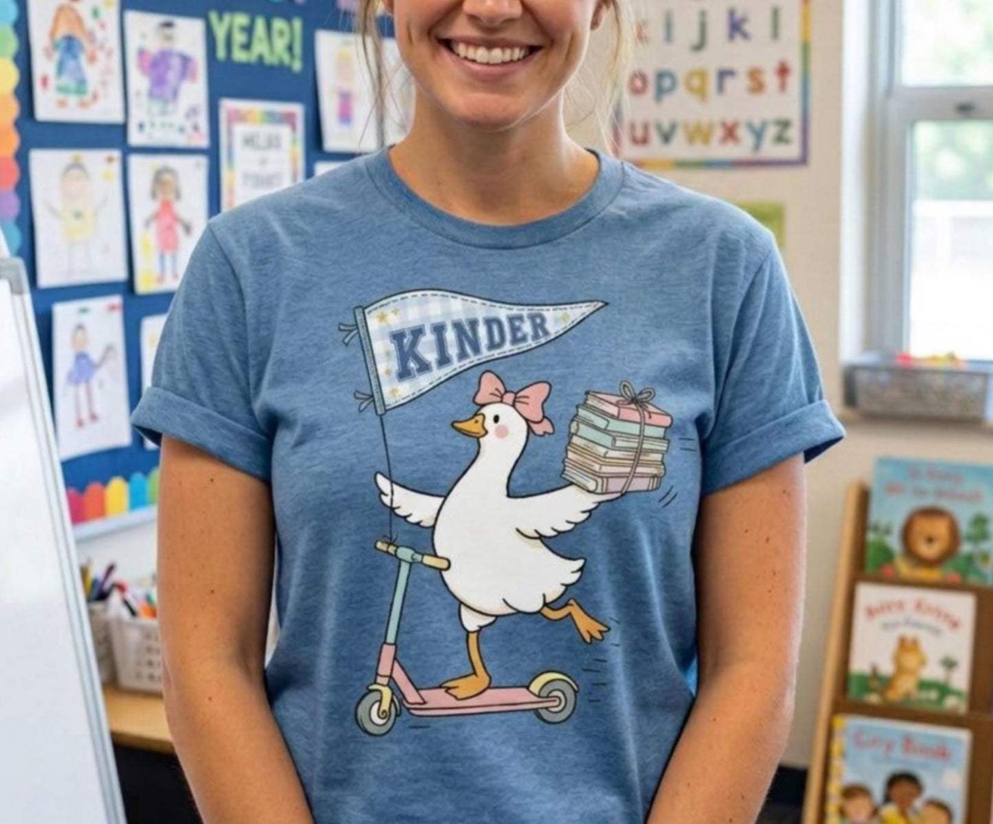 Personalized Grade Silly Goose Teacher T Shirt