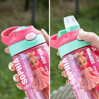 Custom Cartoon Water Bottle for School Kids