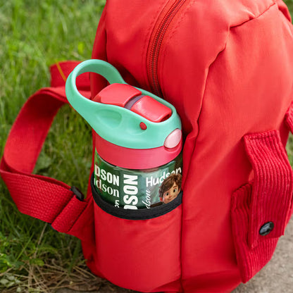 Custom Cartoon Water Bottle for School Kids