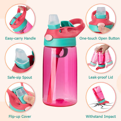 Custom Cartoon Water Bottle for School Kids