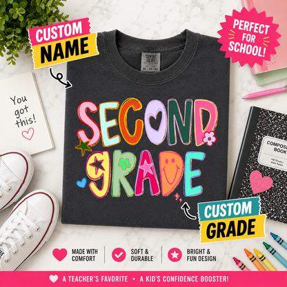 Back to School Grade T Shirt