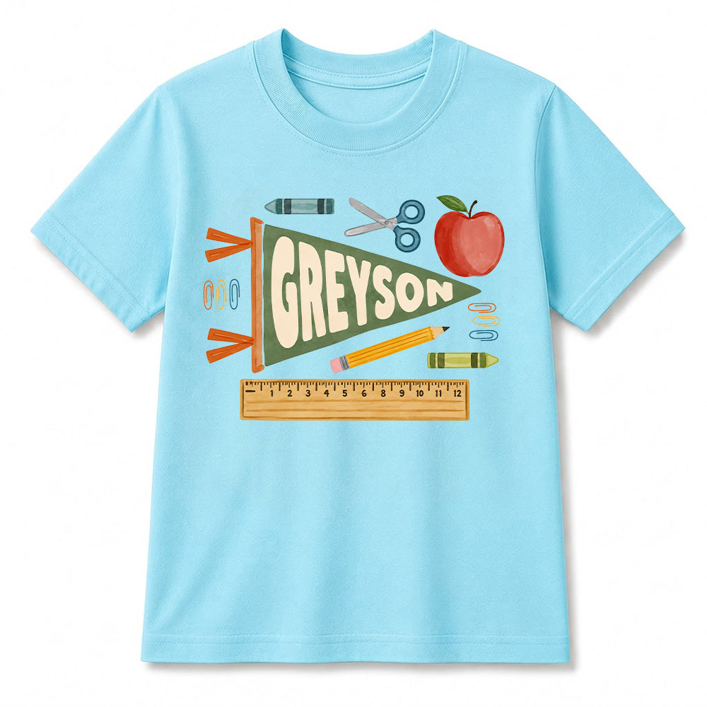 Personalized Back to School Shirt for Kids