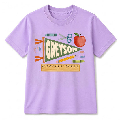 Personalized Back to School Shirt for Kids