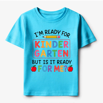 Custom Grade I'm Ready for School Kids T-Shirt | Back to School Tee