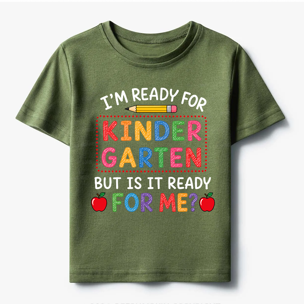 Custom Grade I'm Ready for School Kids T-Shirt | Back to School Tee