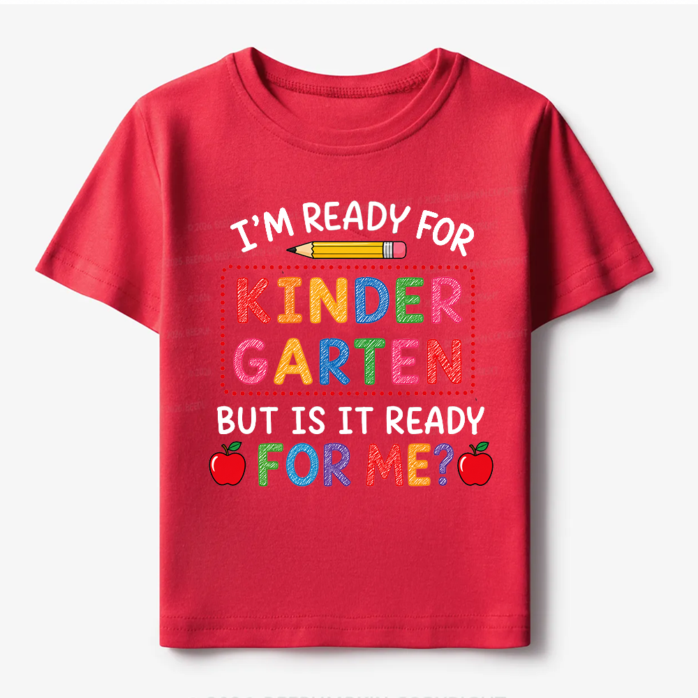Custom Grade I'm Ready for School Kids T-Shirt | Back to School Tee