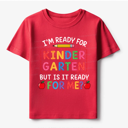 Custom Grade I'm Ready for School Kids T-Shirt | Back to School Tee