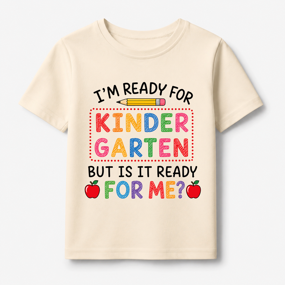 Custom Grade I'm Ready for School Kids T-Shirt | Back to School Tee