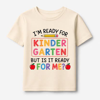 Custom Grade I'm Ready for School Kids T-Shirt | Back to School Tee