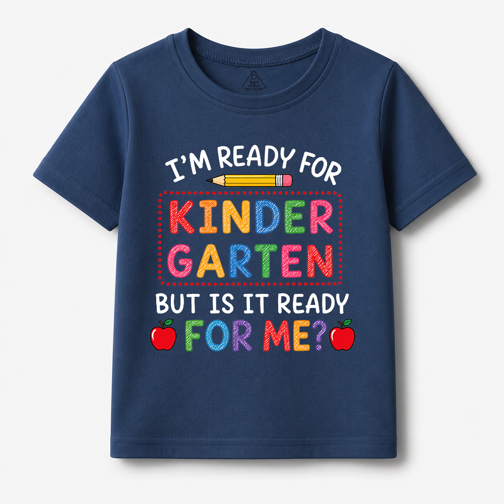 Custom Grade I'm Ready for School Kids T-Shirt | Back to School Tee