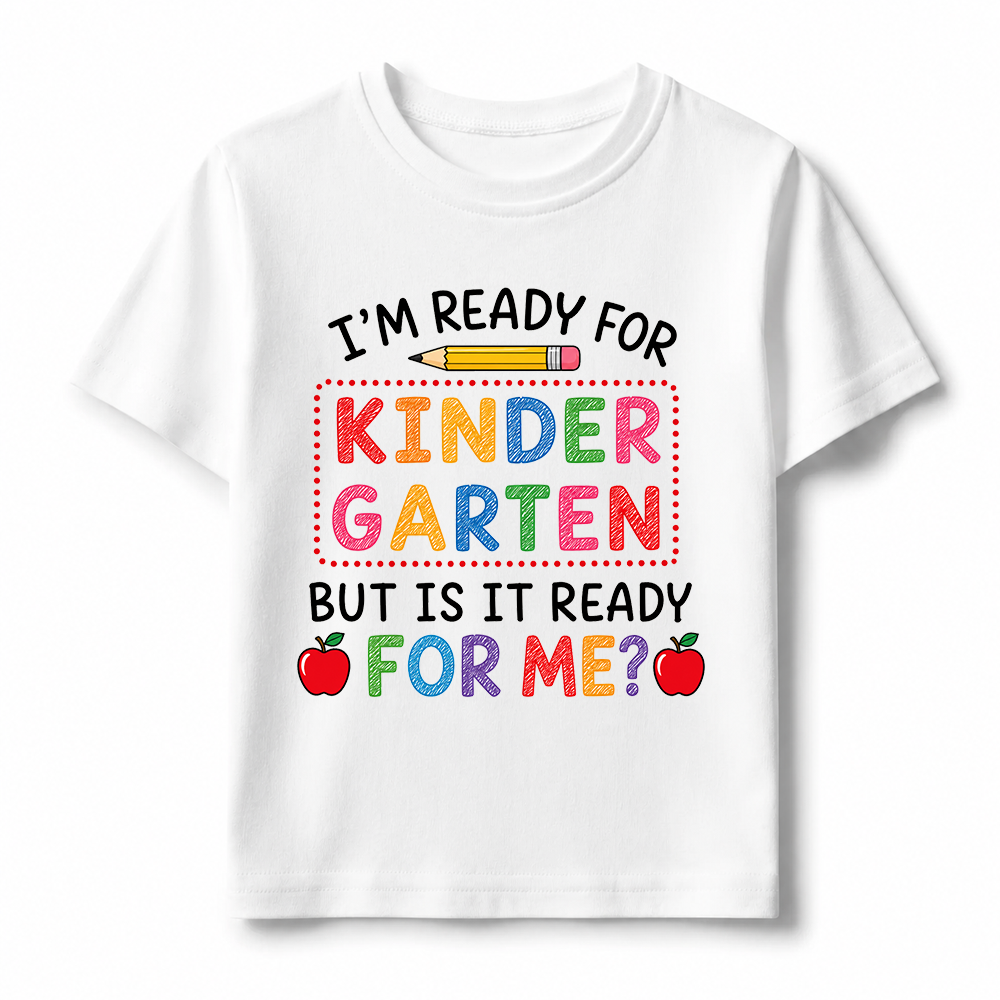 Custom Grade I'm Ready for School Kids T-Shirt | Back to School Tee