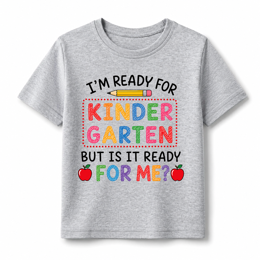 Custom Grade I'm Ready for School Kids T-Shirt | Back to School Tee