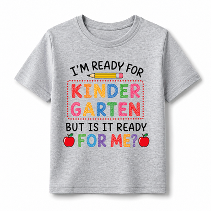 Custom Grade I'm Ready for School Kids T-Shirt | Back to School Tee