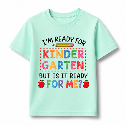 Custom Grade I'm Ready for School Kids T-Shirt | Back to School Tee
