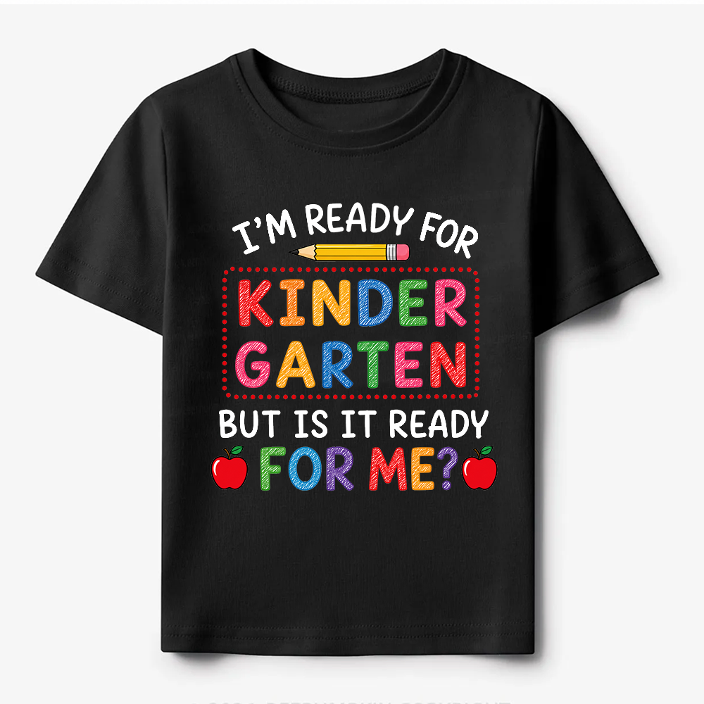Custom Grade I'm Ready for School Kids T-Shirt | Back to School Tee