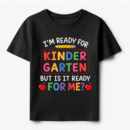 Custom Grade I'm Ready for School Kids T-Shirt | Back to School Tee